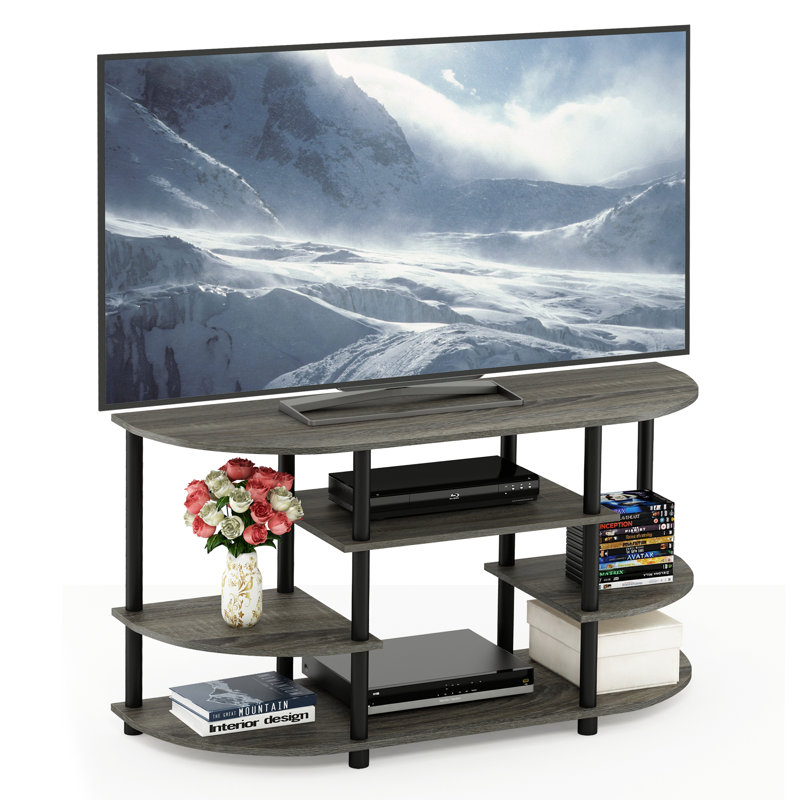 Aleksei TV Stand for TVs up to 48", French Oak Gray/Black