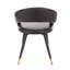 Chaise en cuir Damian Pu