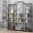 Kaeb Triple Wide 5-Tier Bookshelf, 70.87" L x 79.13" H Extra Large Bookcase, Tall Metal Display Shelf-1995300235