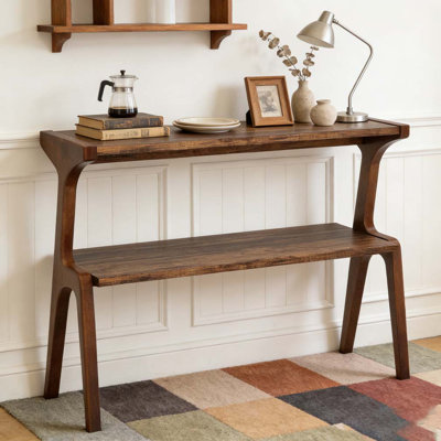 Storage Hall Table,Compact End Table,Wood Sofa Side Table