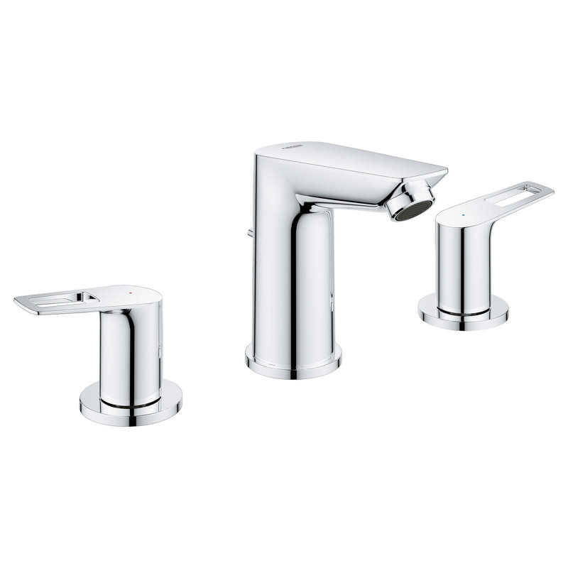 BauLoop Widespread Bathroom Faucet with Drain Assembly