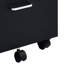 Armoire noire et classeur avec 3 tiroirs, mobilité incluse, fabrication