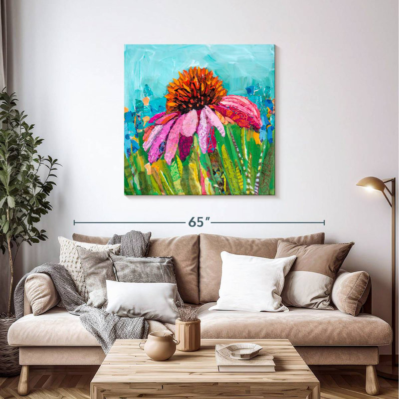 Harnek Wild Coneflower, 39" H x 39" W