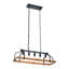 17.7 inch Wooden Farmhouse Chandelier