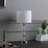 21" In Tilli Hexagonal Prism Crystal Orb Table Lamp