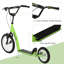 Scooters réglables pour enfants, combinant acier vert, vert classique et 16 po avec 5 ans et plus