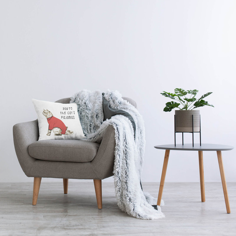 Housse de coussin carré en polyester et insert By Daphne Polselli
