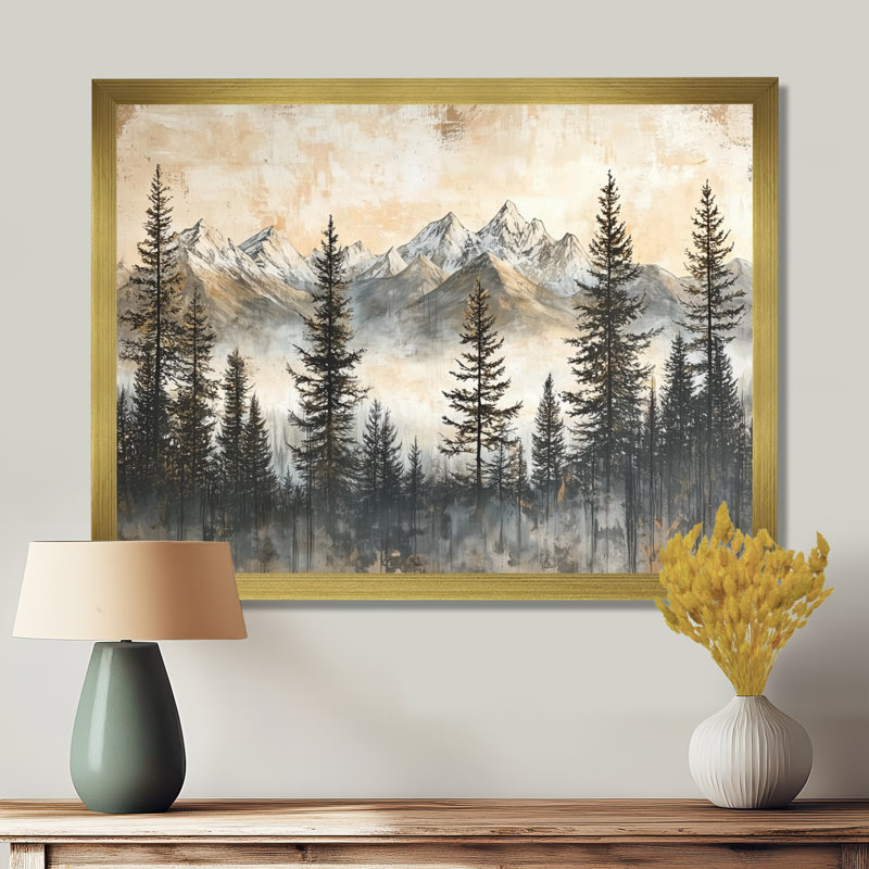 Gerarde - Landscapes Wall Art, Reproduction encadrée d'une seule photo, H 30 po x l 40 po, Gold