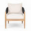 Fauteuil club d'extérieur en bois d'acacia-786440850