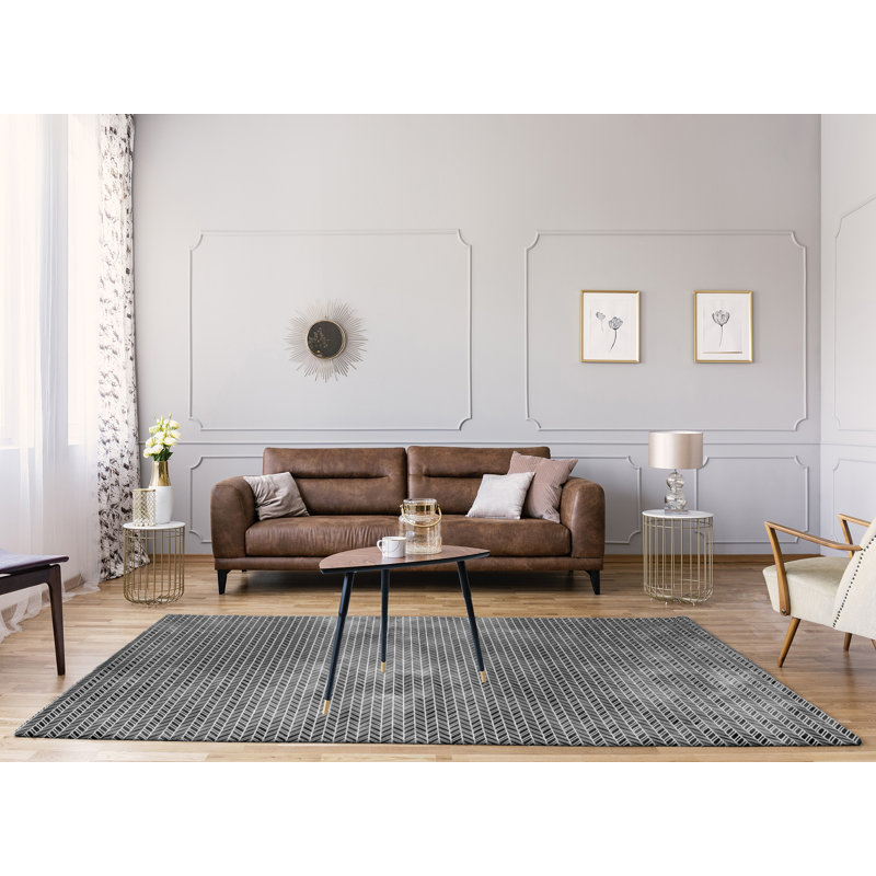 Tapis chevrons area black, Rectangle 9 pi x 12 pi