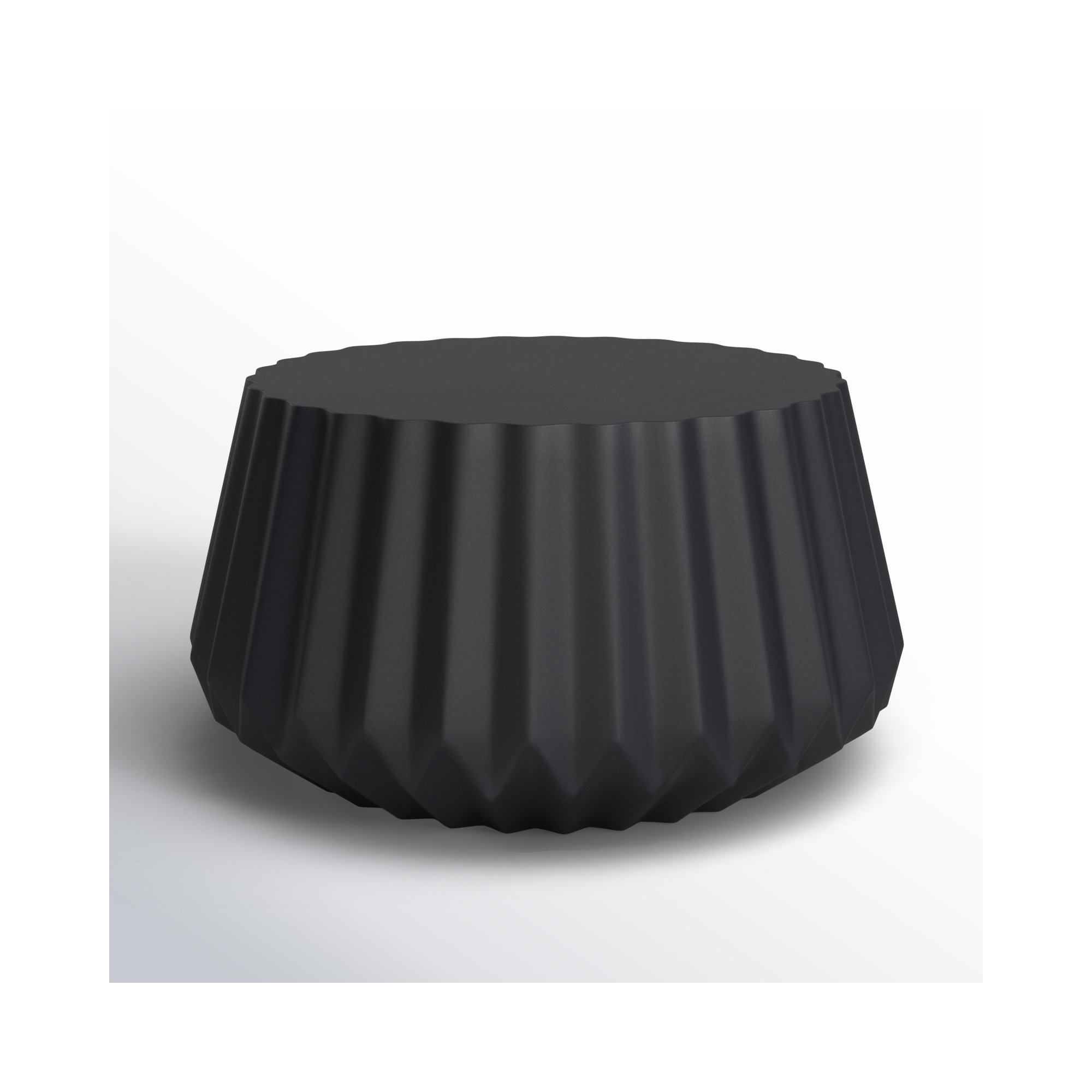 Haven 32'' Concrete Outdoor Coffee Table, Onyx