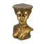 Table d'appoint dorée, sculpture en composite de magnésium, 1 pièce, table de bout, or, design décoratif néoclassique
