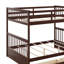 Lits superposés avec 2 tiroirs de rangement, structure en bois massif avec échelle et barrière de sécurité - conception convertible-939303946
