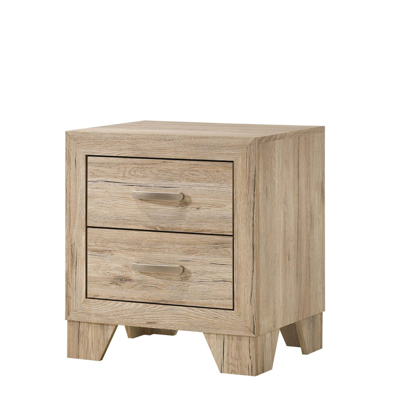 Table de chevet contemporaine à 2 tiroirs 1pc