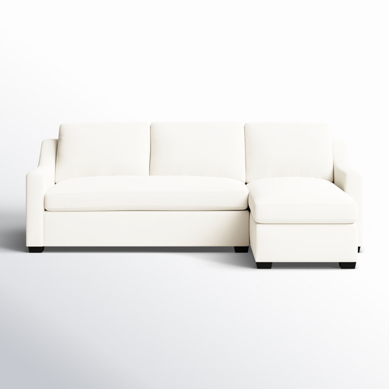 Cranbrook Upholstered L-Shaped Sectional, Right Hand Facing, Bayou Off White Canvas