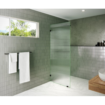 Panneau de douche simple cannelé sans cadre 32 po x 78 po Gaia