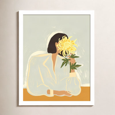 Parkston "Lady with Chrysanthemum" Print