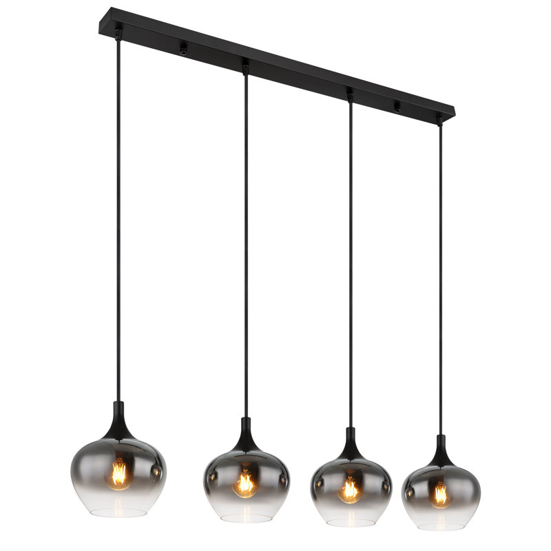 Azavian 4 - Light Black Kitchen Island Pendant