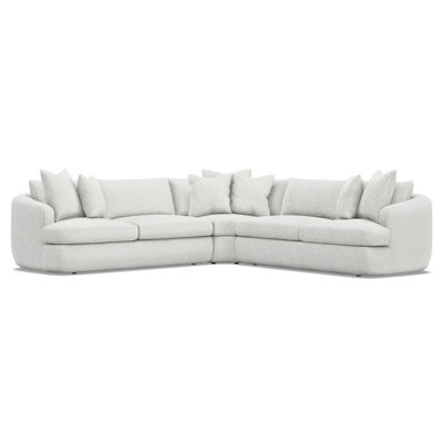 Jules Fabric 3 Pc Sectional