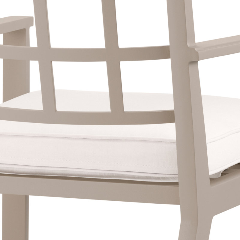 Cap-Ferrat Premium All-Weather Wicker Outdoor Dining Armchair, Sand