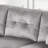 Sorenza 74"W Gray Velvet Reversible Sectional Sofa Chaise With LED Light-1014254834