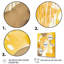 Moutarde jaune, rêves rétro, aquarelle - décoration murale moderne Mid-Century-1626114232-1836352064