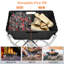 Nihasvi Square Aluminium Smokeless Fire Pit-931902629