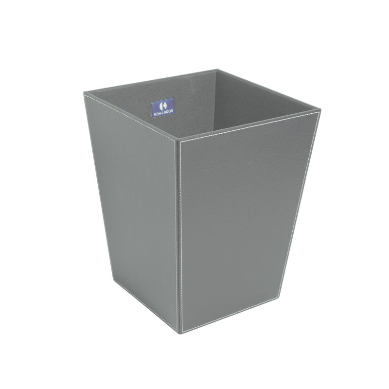 Ecopelle 1.3 Gallons Waste Bin, Gray