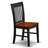 9 Piece Dining Set Includes a Rectangle Dining Table with Butterfly Leaf and 8 Kitchen Chairs, Black & Cherry