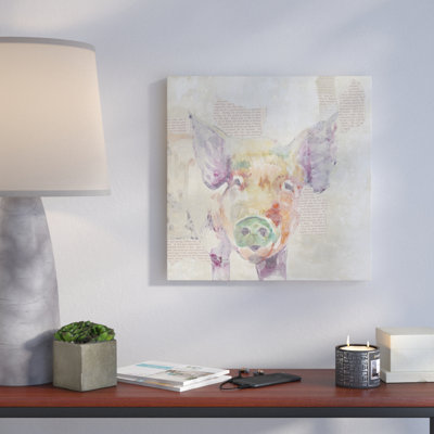 Farm Collage III - Wrapped Canvas Print