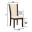 Chaise d'appoint en lin Hapstall