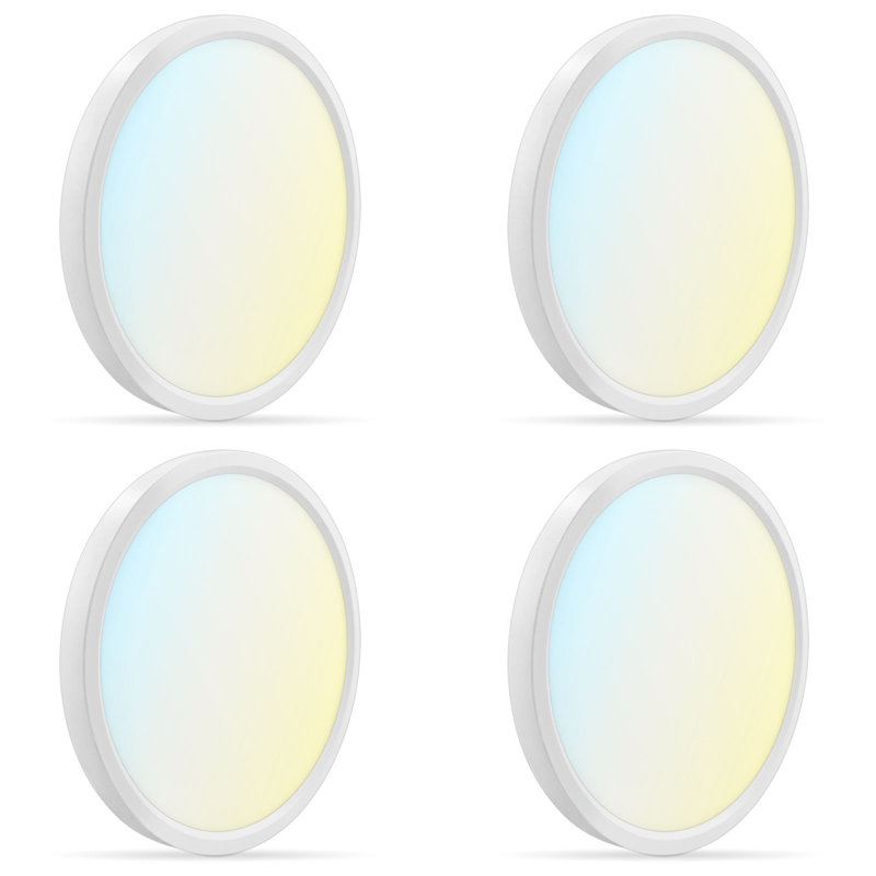 LED Flush Mount, 7.91" D x 7.91" W