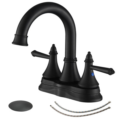 Robinet de salle de bain central avec ensemble de bonde