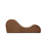Solace Chaise Lounge Chair Relaxation, Ergonomic Design With Soft Yet Firm High-Density Foam Core, Removable Machine-Washable Cover, Brown