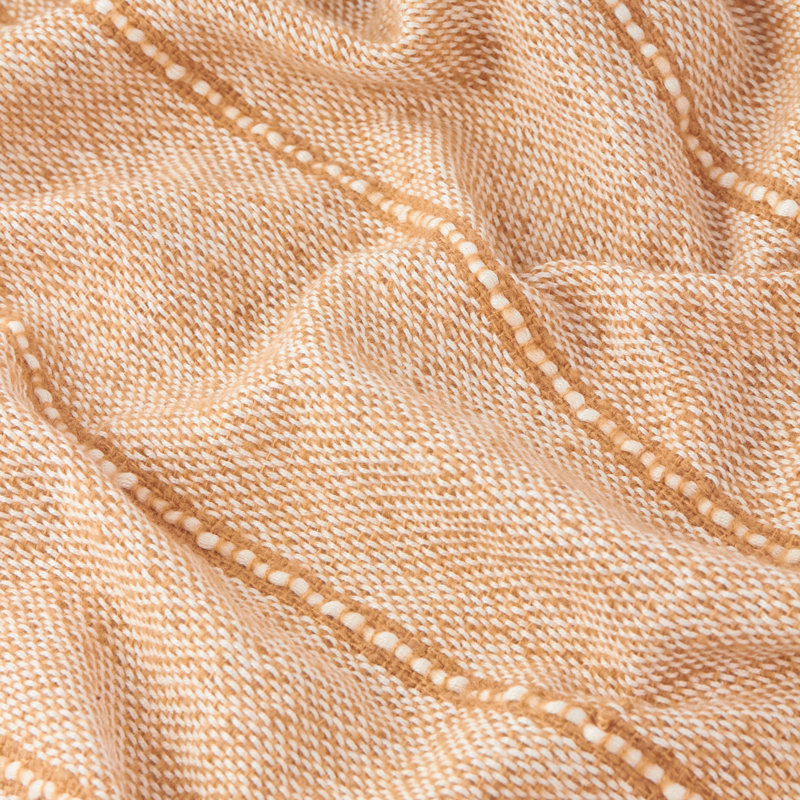 Hedon Machine Woven Throw Blanket, Orange