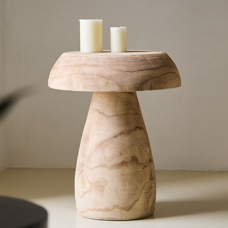 Modern Solid Wood End Table