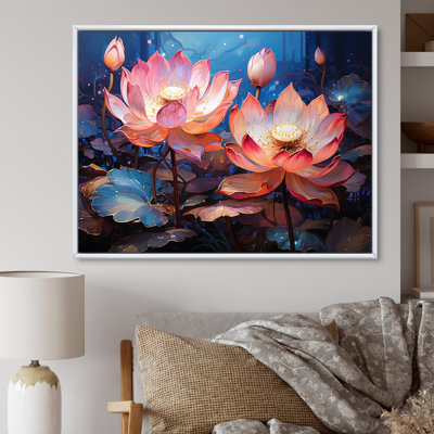 Bliss Unveile Lotus I - impressions sur toile de lotus