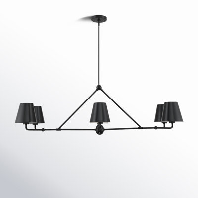 Kinston 6 Light Metal Dimmable Chandelier