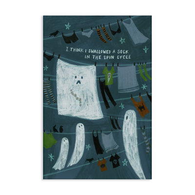 "Spooky Laundry Mystery", art mural par Irene Chan