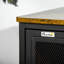 Cage pour chien avec coussins et portes coulissantes