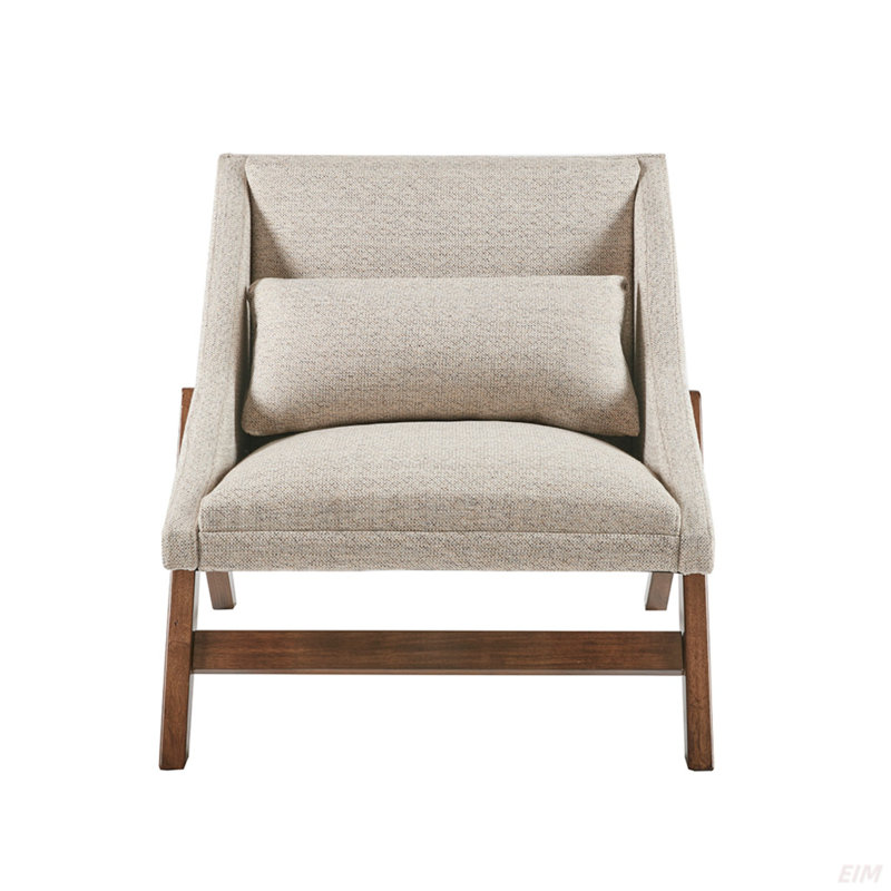 Fauteuil d'appoint (fauteuil d'appoint), Beige, Brun