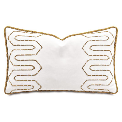 Ojai By Barclay Butera Embroidered Linen Throw Pillow