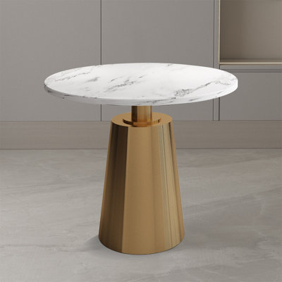 Gold Round Marble Dining table
