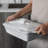 2.7 L Porcelain China Rectangular Baking Pan with Lid