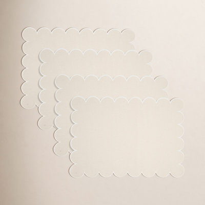 Eco Scallop Border Placemat (Set of 4)