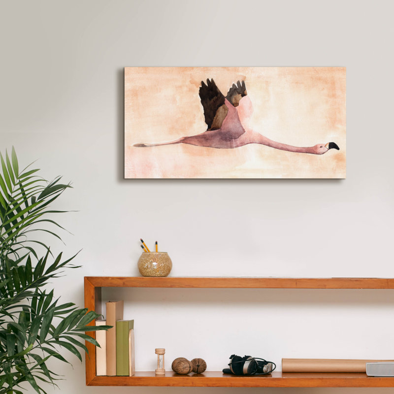  «Touching Down 2» par Annie Warren, art mural sur toile, 24 po x 12 po