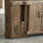 Wabi-Sabi Style Solid Wood Console Cabinet