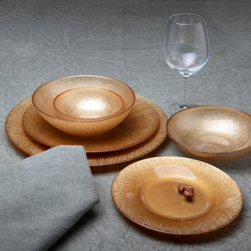 Edalberto 730ml Cereal Bowl, Gold