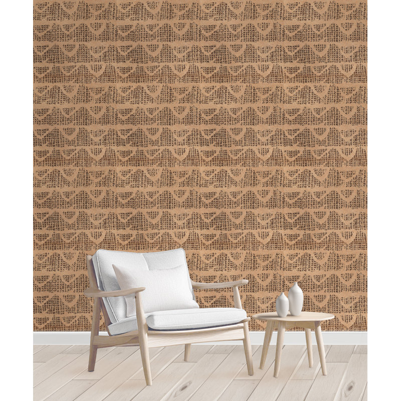 Panneau de papier peint en tissu finement tissé 24 po x 96 po «Natural Texture» par Casa Fine Arts