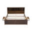 Lit plateforme très grand en bois antique